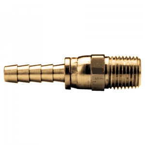 Picture of 3/8 ID x 1/4 MPT Brass Working Swivel Hose Barb Fitting