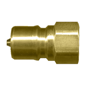 Picture of 1/4 Nipple x 1/4 FPT ISO B 7241-1 Brass 3,500 PSI Quick Disconnect