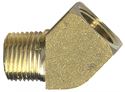 Picture of 1/2 MPT x 1/2 FPT Extruded Brass 45° Street Elbow