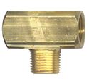 Picture of 1/4 FPT x 1/4 MPT Extruded Brass Male Branch Tee