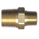 Picture of 1/4 MPT x 1/8 MPT Brass Hex Nipple