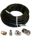 Picture of Sewer Jetter Kit - 100' x 1/4 Hose, 2 Nozzles & 2 Fittings 2" to 4" Pipes