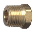 Picture of 1/16 MPT Brass Plug Hex Head Cored