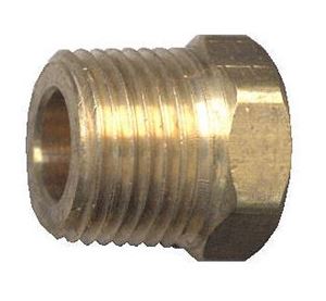 Picture of 3/8 MPT Brass Plug Hex Head Cored