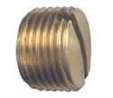 Picture of 3/8 MPT Brass Plug Slotted