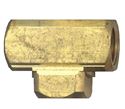 Picture of 1/4 FPT Extruded Brass Tee
