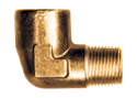 Picture of 3/8 FPT x 3/8 MPT Heavy Forged Brass 90° Street Elbow
