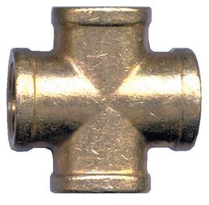 Picture of 1/4 FPT Forged Brass Cross