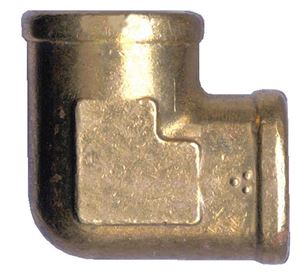 Picture of 3/8 FPT Forged Brass 90° Elbow
