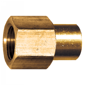 Picture of 3/8 Female Tube x 1/4 FPT Brass Connector