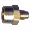 Picture of 3/8 Female Tube OD x 1/2 Tube OD Brass Tube Coupling