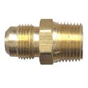 Picture of 1/8 Tube OD x 1/8 MPT Brass Male Pipe Connector