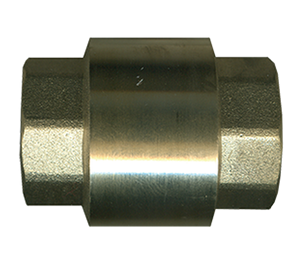 Picture of 1-1/4" FPT Brass Coupling Style Check Valve 250 PSI