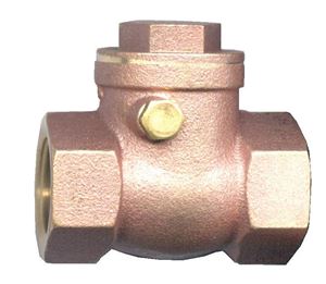 Picture of 3/4" FPT Brass Swing Check Valve 200 WOG