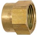 Picture of 1/2 Female NPT x 3/4 FGH Brass Coupling