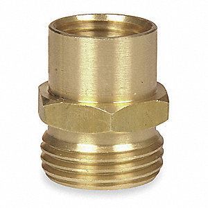 Picture of 1/2 Female NPT x 3/4 MGH Brass Coupling