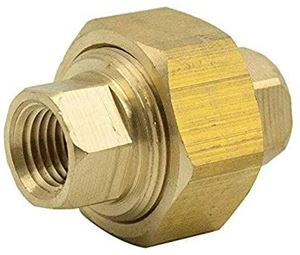 Picture of 1 FPT Brass Union Coupling