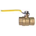 Picture of 2" NPTF Forged Brass Ball Valve 600 WOG, Full Port
