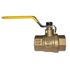 Picture of 1/4 FPT Forged Brass Full Port Ball Valve 600 WOG, 150 WSP (CSA CGA UL)