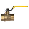 Picture of 3/8 FPT Forged Brass Full Port Ball Valve 600 WOG, 150 WSP (CSA CGA UL)