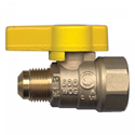 Picture of GAS-FLO 1/2 Tube x 1/2 FPT Forged Brass Ball Valve CSA Certified To 5 PSI
