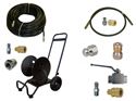 Picture of Sewer Jetter Kit - Ball Valve, 200 x 1/4  Hose, Reel & Nozzles