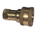 Picture of 3/8 Coupler x 3/8 FPT ISO B 7241-1 Brass 3,500 PSI Quick Disconnect