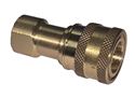 Picture of 1/4 Coupler x 1/4 FPT ISO B 7241-1 Brass 3,500 PSI Quick Disconnect