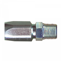 Picture of 1/4 ID x 1/4 MPT Steel Reusable Hose End SAE 100R5