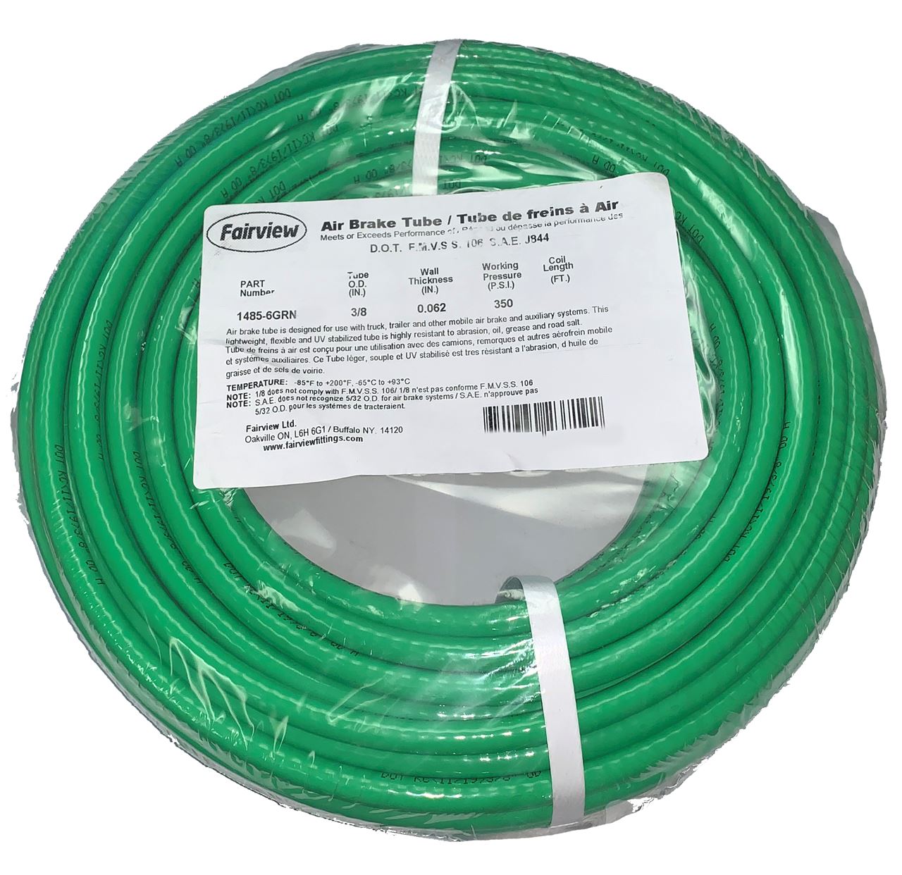 Www Pwmall Com Pwmall 1485 6grn 50 Flex Dot 3 8 Od X 50 Ft Green Reinforced Air Brake Tube Type 3b Www Pwmall Com Pwmall 1485 6grn 50 Flex Dot 3 8 Od X 50 Ft Green Reinforced Air Brake Tube Type 3b