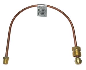 Picture of Gas-FLO 1/4 OD x 20" Short POL x 1/4 MPT Copper Propane Gas Pigtail