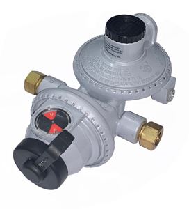 Picture of Gas-Flo Compact LP-Gas 2 Stage Automatic Changeover Regulator 1/4 F.Inv x 3/8 FPT