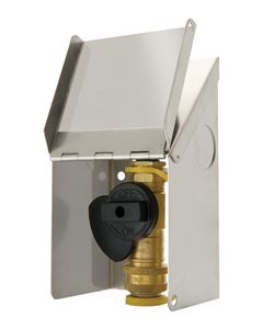 Gas-Flo 3/8 Natural Gas / Propane Gas Outlet with Stainless Cover