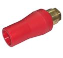Picture of Suttner ST-458 #4.0 Hydro Ex Turbo Nozzle W/Red Poly Cover 6,000 PSI 1/2" Inlet