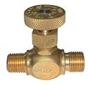 Picture of Gas-Flo Brass Precision LP Gas Welding Std Needle Valve 1/4 MPT x 9/16-18 LH