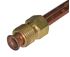 Picture of Gas-FLO 1/4 OD x 20" Short POL x 1/4 M Swivel Inv Flare Copper Propane Gas Pigtail