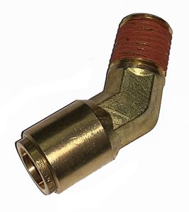 DOT Male Connector Brass Push-Lock Air Brake Fitting 3/8" Tube OD x 1/4" NPT Se 