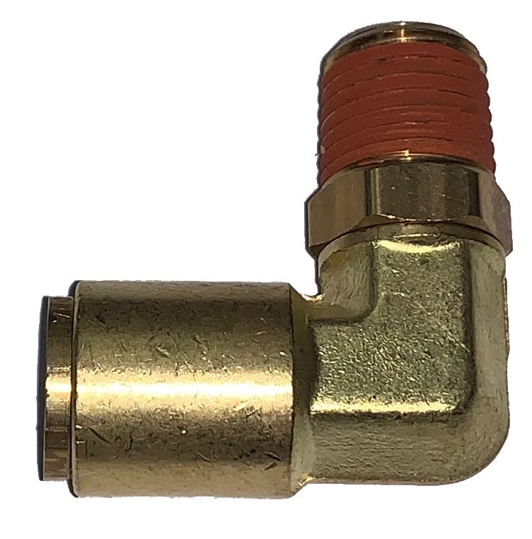 1/8 NPT To 1/4 Push To Connect DOT 90 Degree Airline Fitting BRAND NEW!!! 