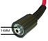 Picture of Red UBERFLEX Kink Resistant 30' Pressure Washer Hose 1/4" 3700 PSI 22MM