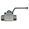 Picture of Accutek 1/2 FPT 3 Piece Steel High Pressure Full Port Ball Valve 7,250 WOG