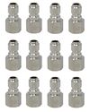 Picture of 12 Pack Quick Disconnect Plugs, Stainless Steel 3/8 x 3/8 NPT-F 6,000 PSI