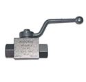 Picture of Accutek 1/4 FPT 3 Piece Steel High Pressure Full Port Ball Valve 7,250 WOG