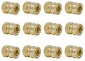 Picture of 12 Pack Quick Disconnect Sockets, Brass 1/4 x 1/4 NPT-F 5,000 PSI