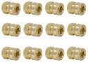 Picture of 12 Pack Quick Disconnect Sockets, Brass 1/4 x 1/4 NPT-F 5,000 PSI