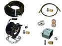 Picture of Sewer Jetter Kit - HD Foot Valve, 100 x 1/4  Hose, Reel & Nozzles