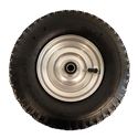 Picture of 410/350 x 6" Silver Wheel with 2-1/4" Offset and 5/8" Bearing