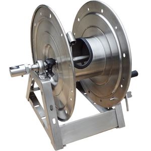 Picture of 3/8" x 150', 3/4" x 100' SS Industrial Hose Reel "A" Frame 5,000 PSI 250° F