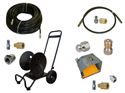 Picture of Sewer Jetter Kit - Ind Foot Valve, 200 x 1/4  Hose, Reel & Nozzles