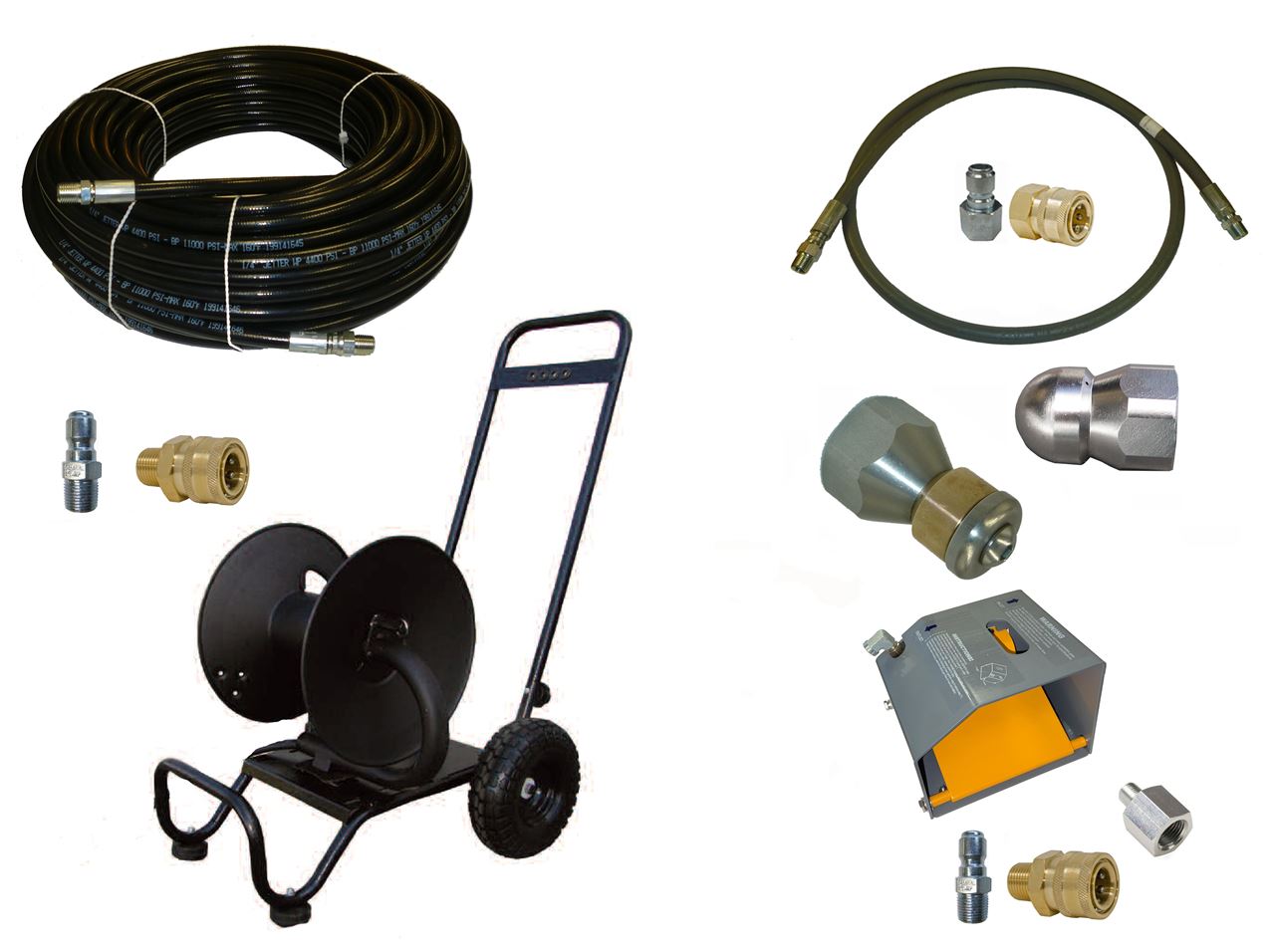 . PWMall-88.0272-Sewer Jetter Kit - Ind Foot Valve