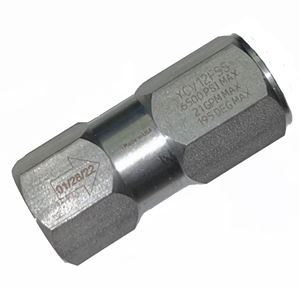 Picture of GP YCV Check Valve, Stainless Steel 1/2 FPT x 1/2 FPT 6,500 PSI